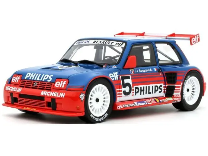 Renault 5 Super Production 1987 White Bousquet 1