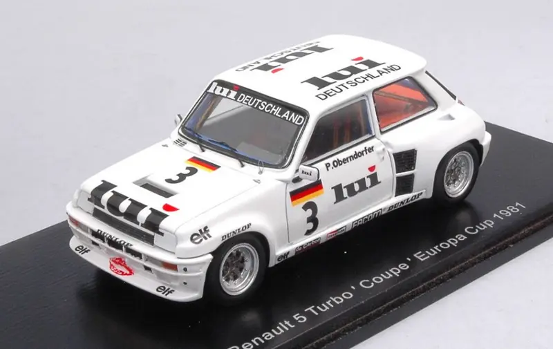 RENAULT 5 TURBO N.3 EUROCUP 1981 PETER OBERNDORFER 1