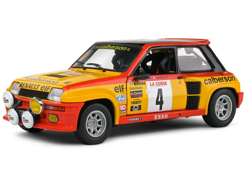 Renault 5 Turbo Yellow #4 Ragnotti Andrie Tour De Corse 1980 1