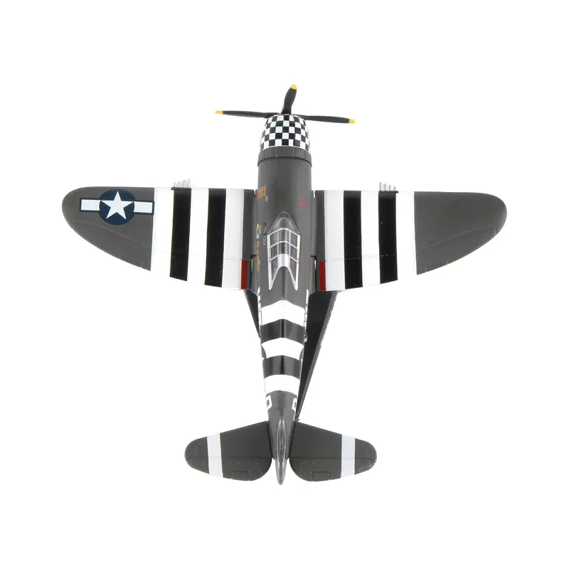 Republic P-47 Thunderbolt Fighter Aircraft "Snafu" United States Army Air Force 1/100 Diecast Model Airplane by Postage Stamp