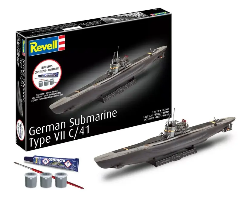 Revell 1/350 TYPE VII-C/41 SUB - level 4
