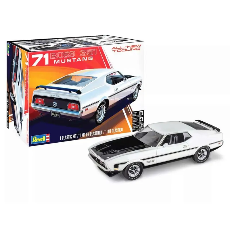 Revell 1971 Mustang Boss 351 1/25 Scale Model Kit