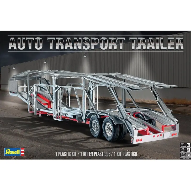 Revell Auto Transport Trailer 1/25 Scale Model Kit