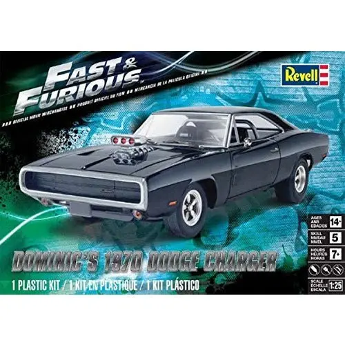 Revell Fast & Furious 1970 Dodge Charger 1/25 Scale Model Kit