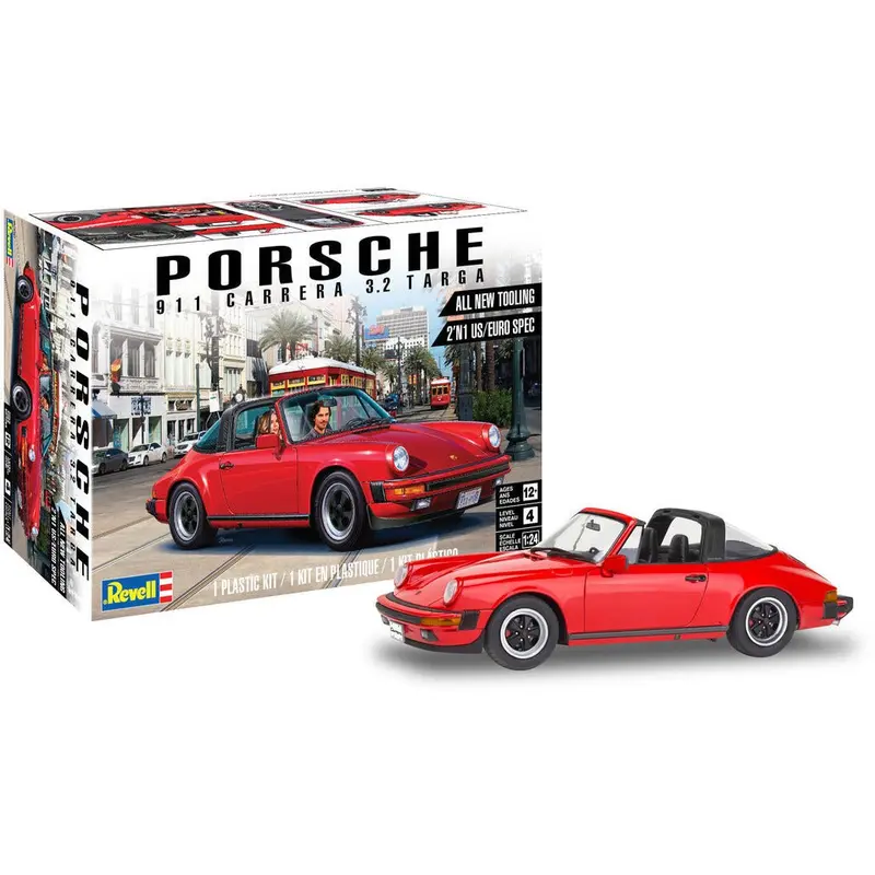 Revell Porsche 911 Carrera 3.2 TARGA 1/24 Scale Model Kit
