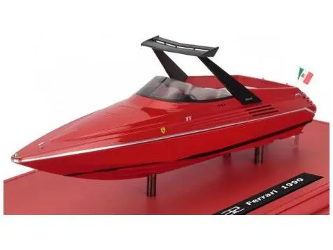 Riva Motoscafo 32 Ferrari 1990 2 x Engine V8 780CV (24cm) Red w/Showcase 1