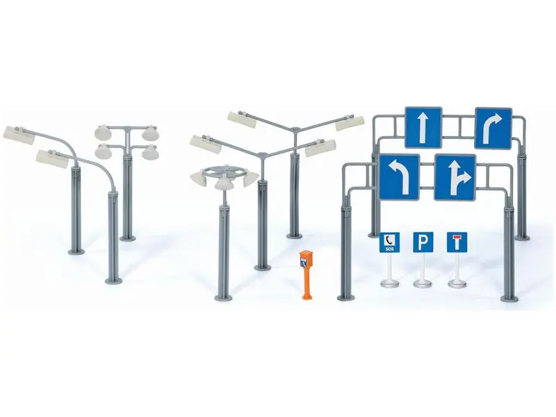 Road Signs and Street Lamps 1