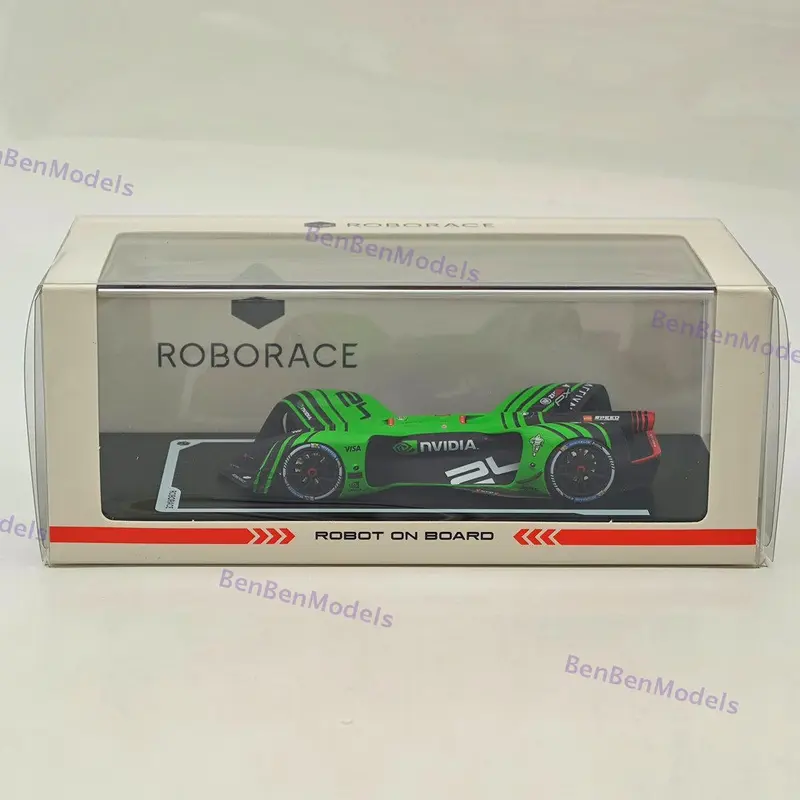 ROBORACE 1/43 Resin Robot On Board Electric Driverless Car Competition Model #24