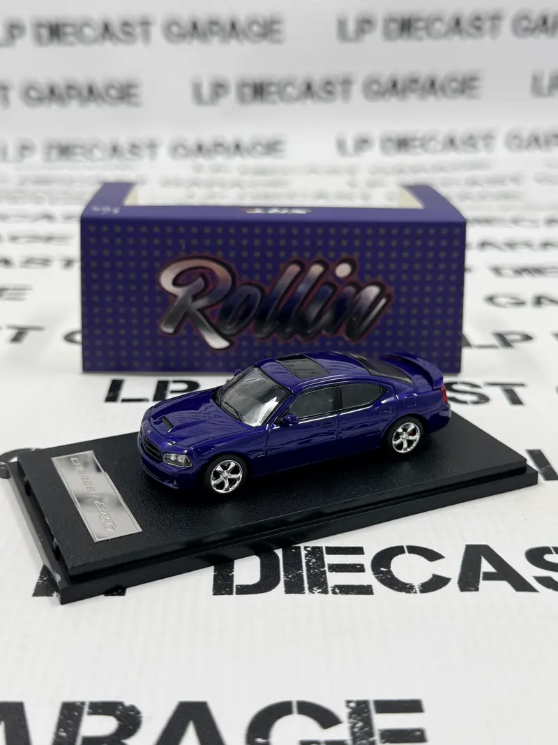 ROLLIN 2008 Dodge Charger SRT8 Blue Sedan 1