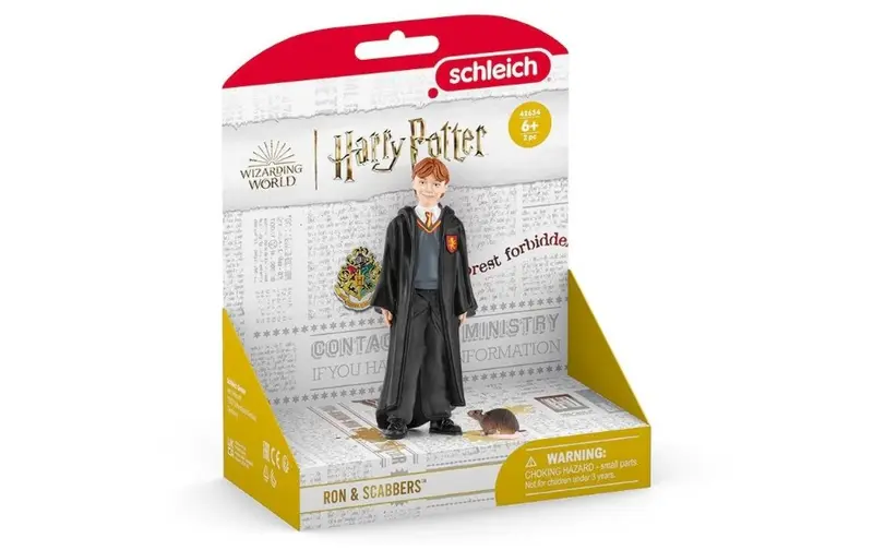 RON WEASLEY & CROSTA "HARRY POTTER SAGA" 3,7 x 2,2 x 10,2 cm - Schleich - SCH42634