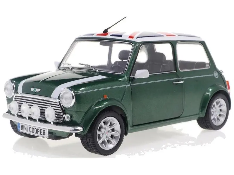 Rover Mini Cooper Sport British Racing Green and Flag Roof 1997 1