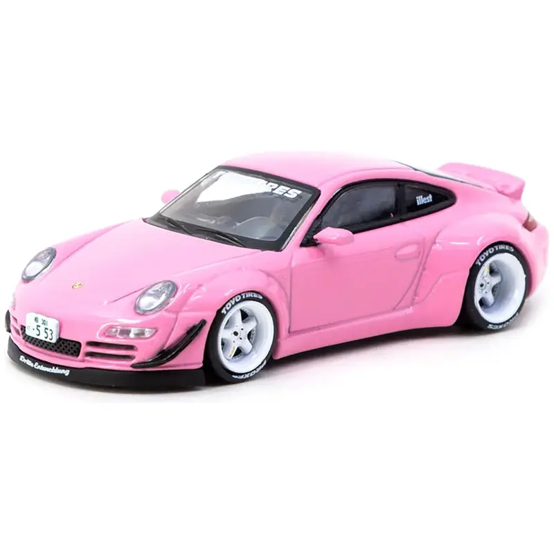 RWB 997 "Toyo Tires" Pink "Hobby64" Series 1/64 Diecast Model by Tarmac Works