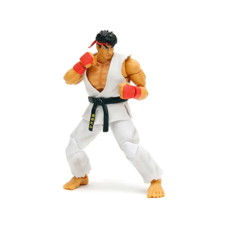 Ryu 6" Moveable Figure with Accessories and Alternate Head and Hands "Ultra Street Fighter II