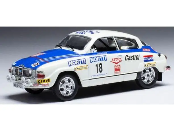 Saab 96 V4 #18 1000 Lakes Rally 1976 J.Vilkas/J.Soini 1