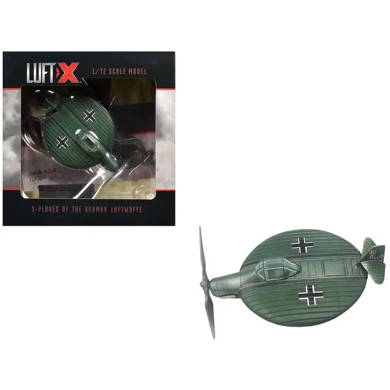 Sack AS-6 Aircraft Prototype "German Luftwaffe" 1/72 Model by Luft-X