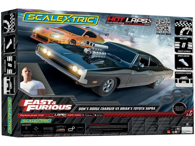 Scalextric Fast and Furious Hot Laps Race Standard Analogue Set 1