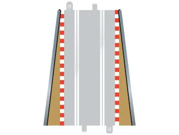 Scalextric Lead in / Lead Out Borders x 2