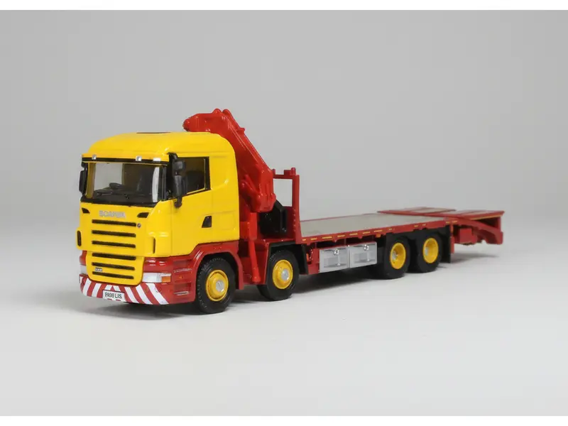 Scania Crane Lorry Yellow 1