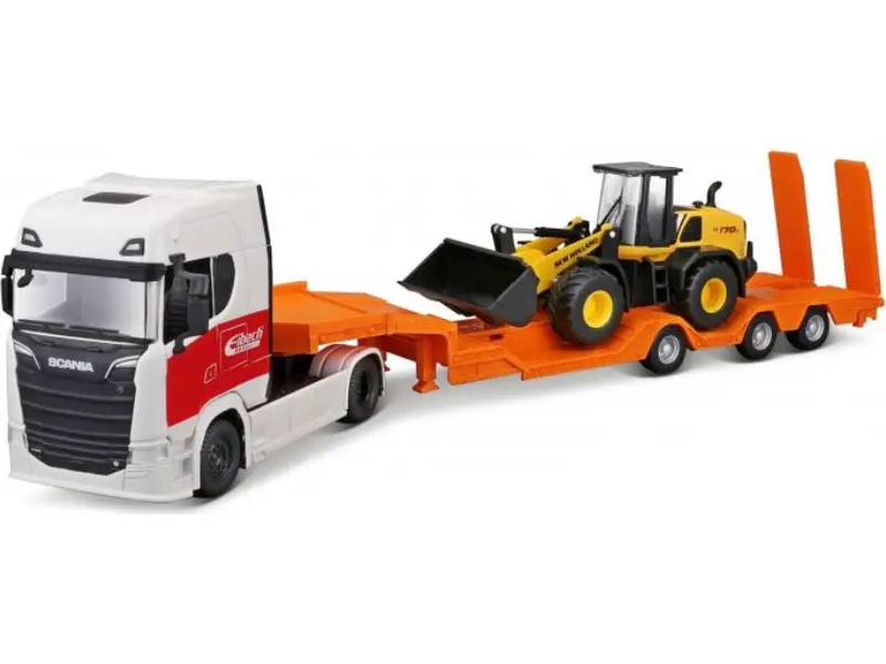Scania S730 Highline Cab w/Lowloader and Front Loader 1