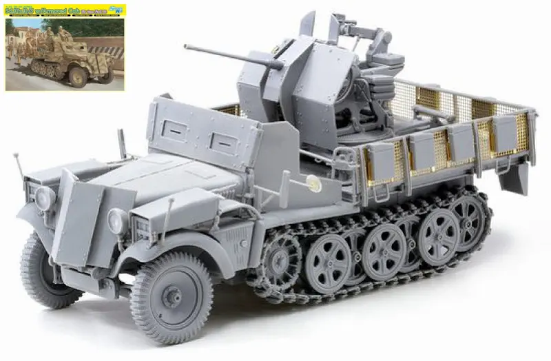 SD.KFZ.10/5 W/ARMOR CAB FUR 2cm FLAK 38 SMART KIT 1
