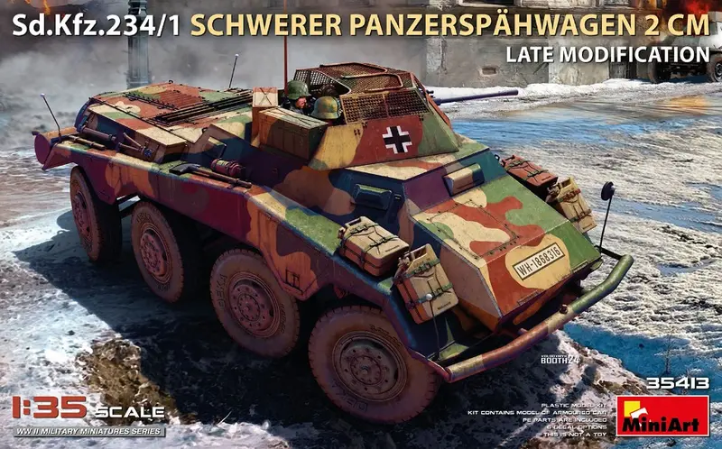 Sd.Kfz.234/1 Schwerer Panzerspähwagen (2 cm). Late Mod KIT 1