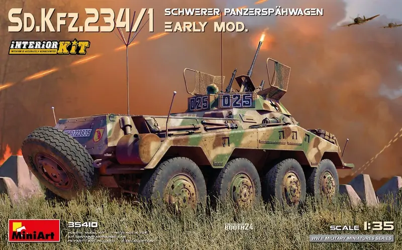 Sd.Kfz.234/1 SCHWERER PANZERSPAHWAGEN (2cm) EARLY MOD.INTERIOR KIT 1
