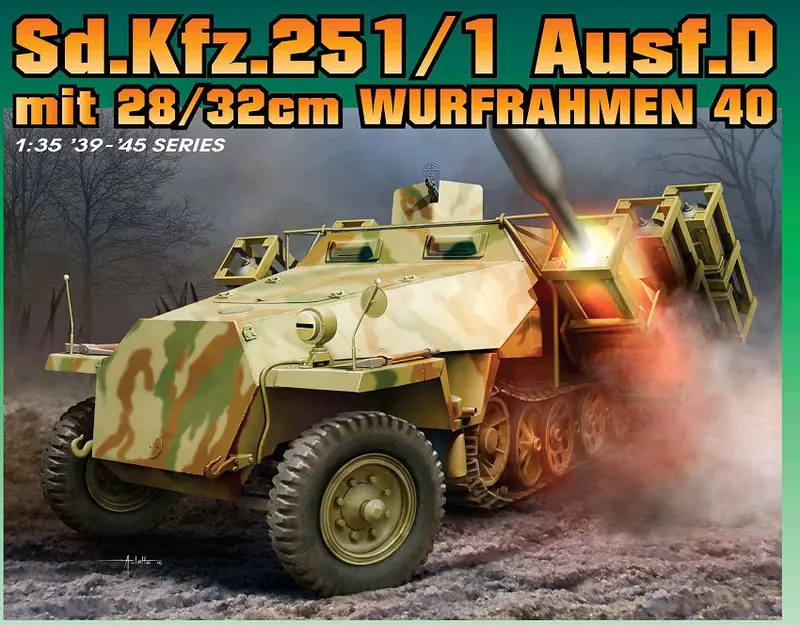 SD.KFZ.251 D WITH 28/32 CM KIT 1