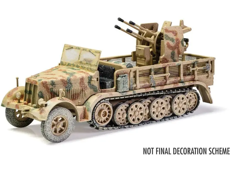Sdkfz 7 Artillery Tractor Tunisia 1943 1