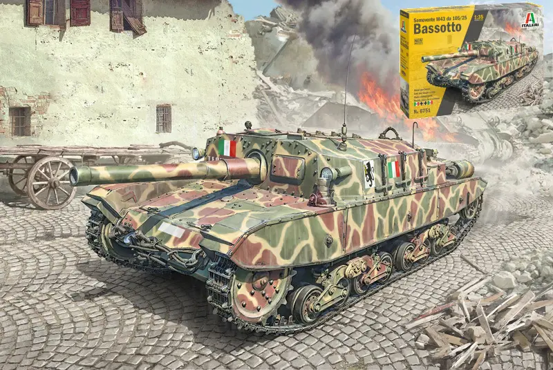 SEMOVENTE M43 DA 105/25 "BASSOTTO" KIT 1