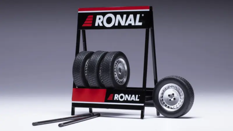 SET 4 WHEELS RONAL TURBO MATT CHROME 1