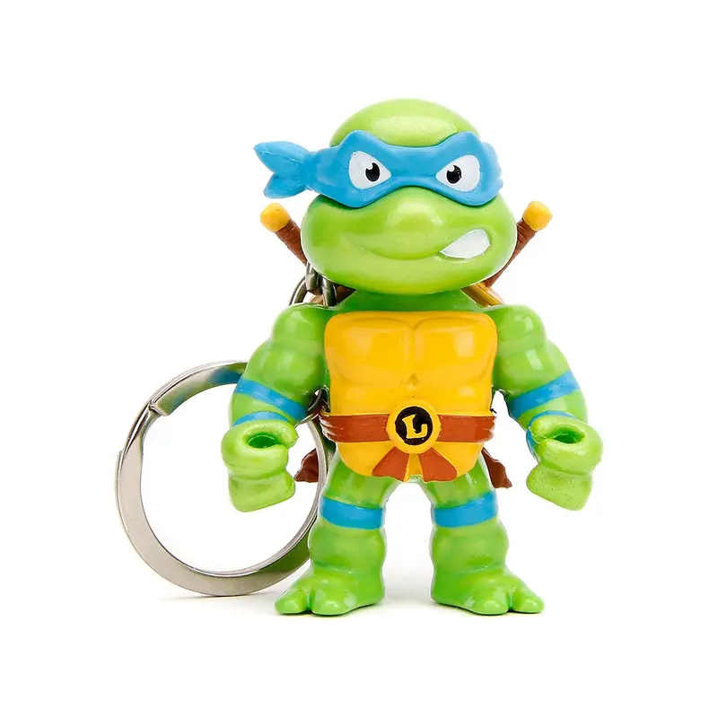 Set of 4 Diecast Figure Key Chains "Teenage Mutant Ninja Turtles" TV Series "Metalfigs" Series Diecast Models by Jada