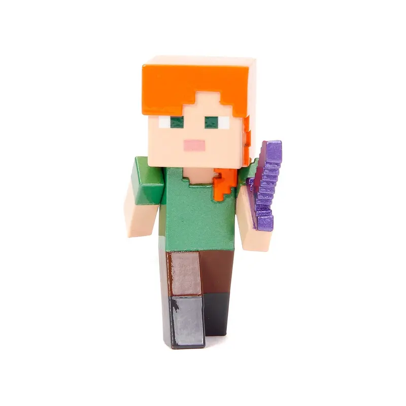Set of 4 Diecast Figures "Minecraft" Video Game "Metalfigs" Series Diecast Models by Jada