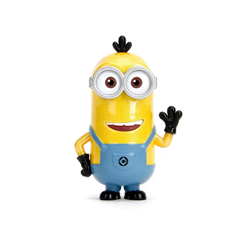Set of 4 Diecast Figures "Minions" (2015) Movie "Metalfigs" Series Diecast Models by Jada