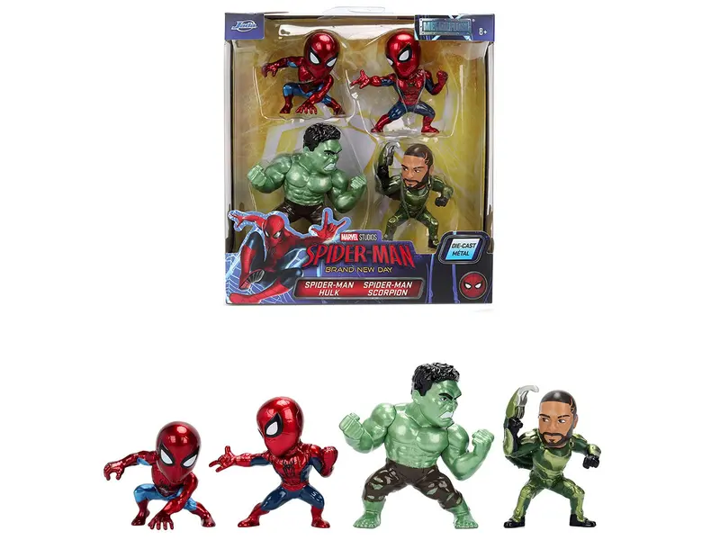 Set of 4 Diecast Figures "Spider-Man