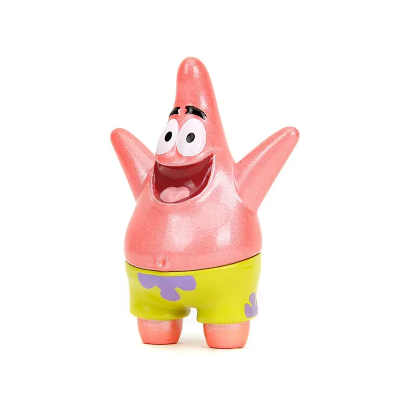 Set of 4 Diecast Figures "SpongeBob SquarePants" (1999-Current) TV Series "Metalfigs" Series Diecast Models by Jada