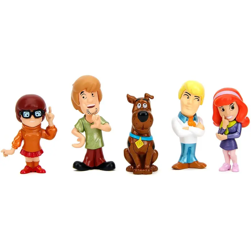 Set of 5 Diecast Figures "Scooby-Doo" TV Series "Metalfigs" Series Diecast Models by Jada
