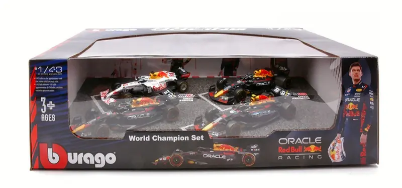 SET RED BULL RB16B N.33 + RB18 N.1 + RB19 N.1 + RB19 N.11 1