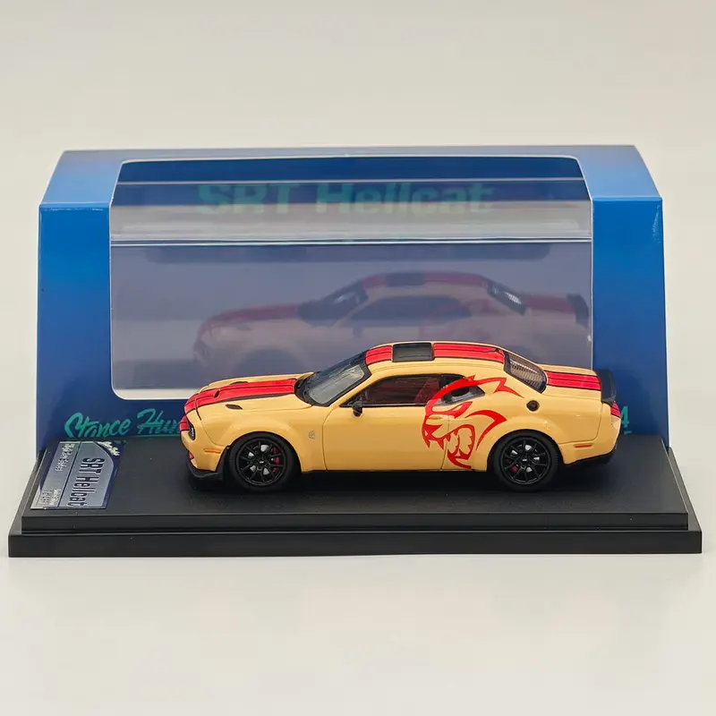 SH 1/64 Hellcat Desert Yellow Diecast Model Car Collection