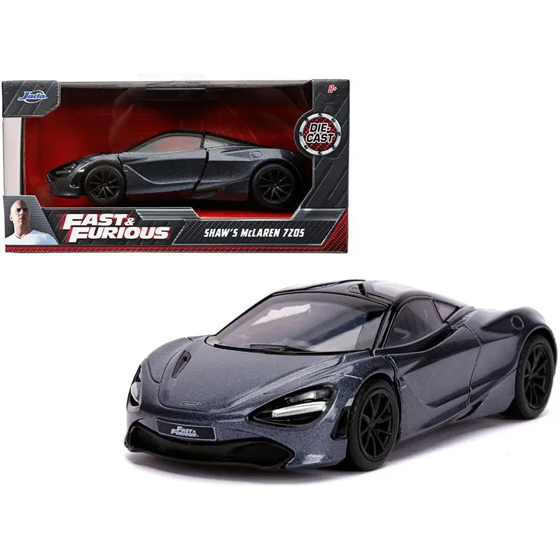 Shaw's McLaren 720S RHD (Right Hand Drive) Metallic Gray "Fast & Furious Presents