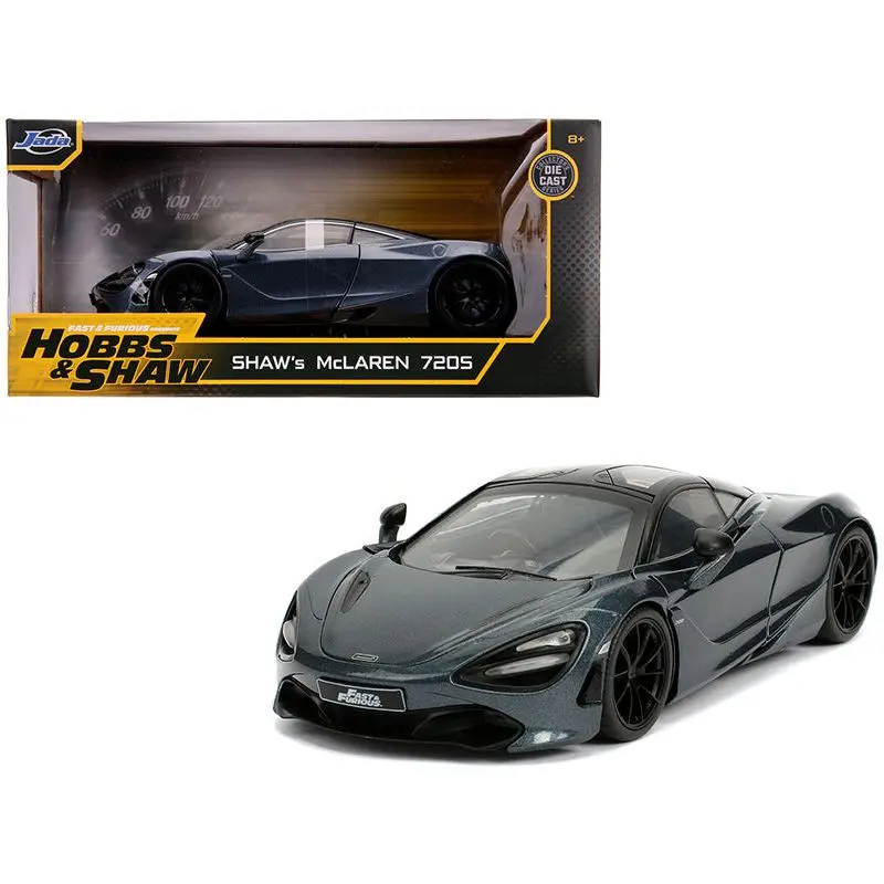 Shaw's McLaren 720S RHD (Right Hand Drive) Metallic Gray "Fast & Furious Presents