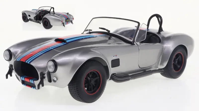 SHELBY COBRA 427 MKIISOLIDO WORKS M 1965 RACING SILVER 1