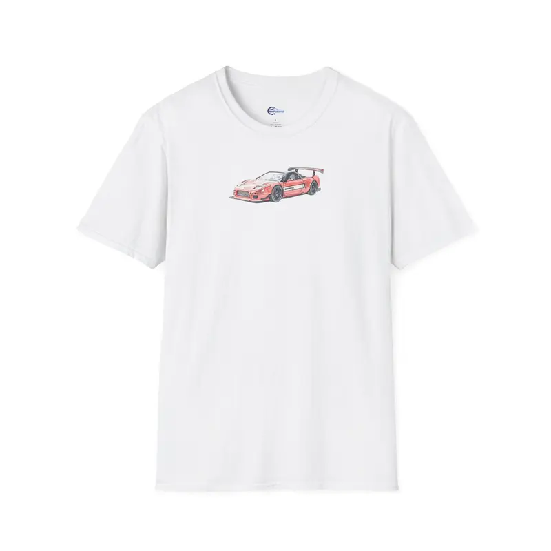 Sketch Art 2002 Honda NSX-R Red and Black T-Shirt, Unisex Tee, JDM Car Enthusiast