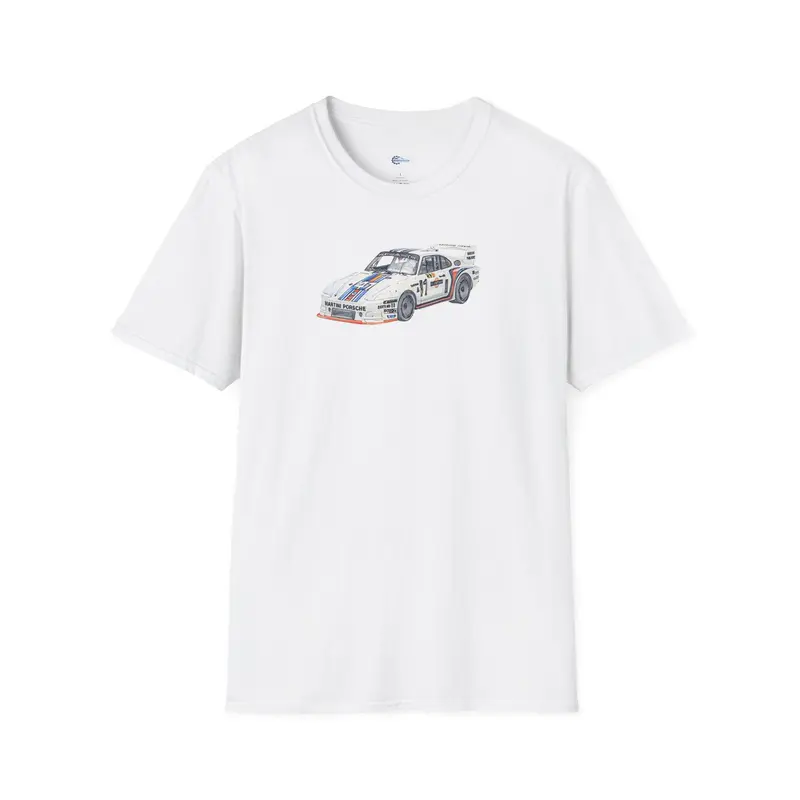 Sketch Art 24 Hours of Le Mans Porsche 935/77 #41 Martini Racing T-Shirt