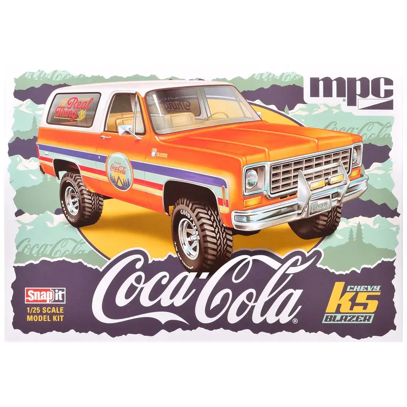 Skill 1 Model Kit Chevrolet K5 Blazer "Coca-Cola" 1/25 Scale Model by MPC