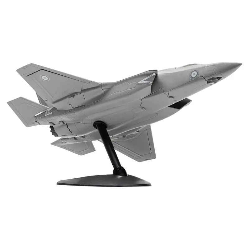 Skill 1 Model Kit F-35 Lightning II Snap Together Painted Plastic Model Airplane Kit by Airfix Quickbuild