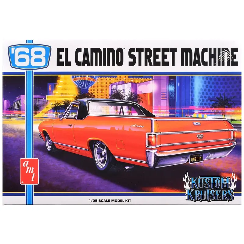 Skill 2 Model Kit 1968 Chevrolet El Camino Street Machine 1/25 Scale Model by AMT