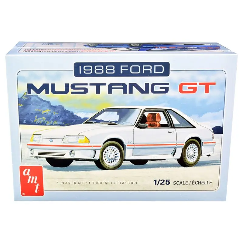 Skill 2 Model Kit 1988 Ford Mustang GT 1/25 Scale Model by AMT