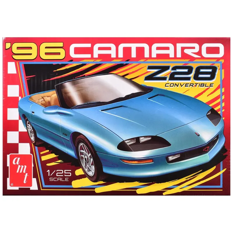 Skill 2 Model Kit 1996 Chevrolet Camaro Z28 Convertible 1/25 Scale Model by AMT