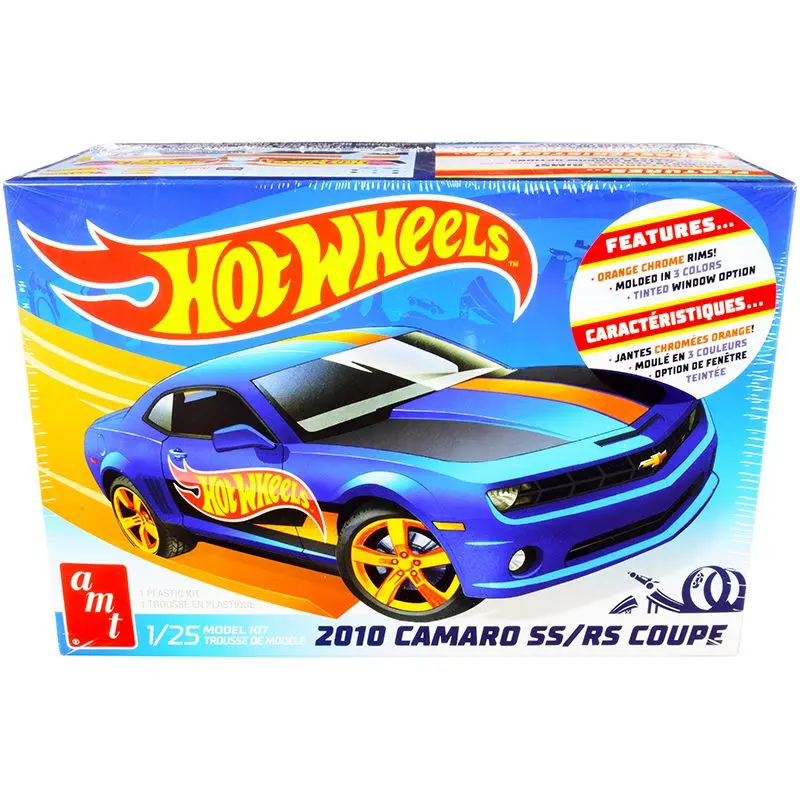 Skill 2 Model Kit 2010 Chevrolet Camaro SS/RS Coupe "Hot Wheels" 1/25 Scale Model by AMT