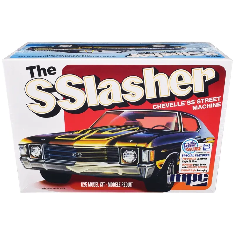 Skill 2 Model Kit Chevrolet Chevelle SS Street Machine "The SSlasher" 1/25 Scale Model by MPC